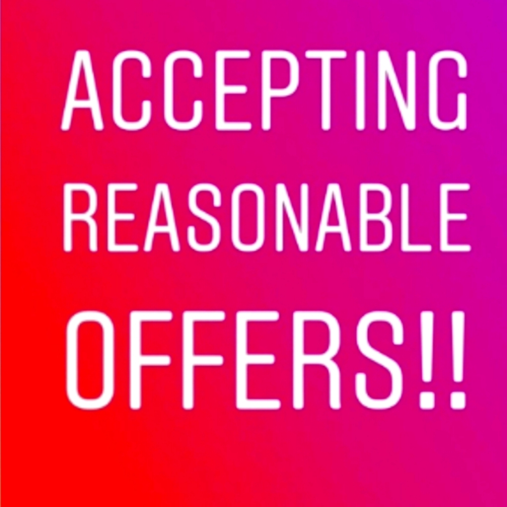 Make me a reasonable offer and the item is yours.